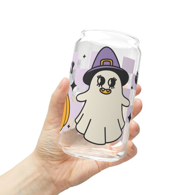 Vaso Con Forma De Lata Fantasma Fantasma Halloween Mug, regalo de Hallowe (Subido por el creador)