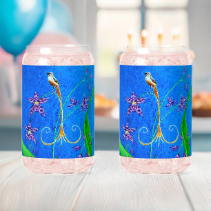 Vaso Con Forma De Lata Feliz ave orquídea hawaiana