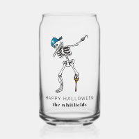 Feliz Halloween Esqueleto Pirata Hace Dab Familia