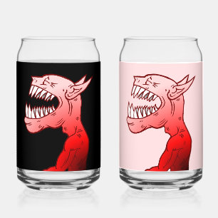 Vaso Con Forma De Lata Feliz Halloween Ghoul