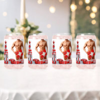 Feliz Navidad SlipperyJoe regalo rojo blanco plata