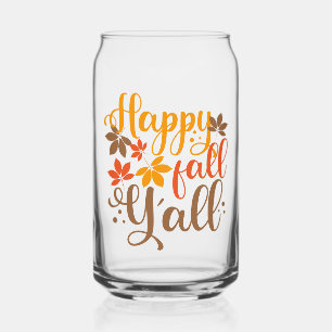 Vaso Con Forma De Lata Feliz otoño a todos