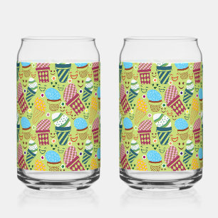 Vaso Con Forma De Lata Feliz Pascua