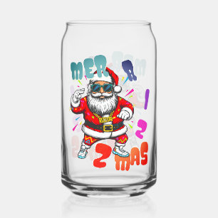 Vaso Con Forma De Lata Feliz rizz navidad - Rizz divertido Santa