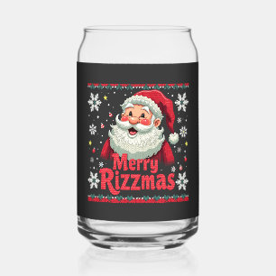 Vaso Con Forma De Lata Feliz Rizzmas Santa Rizz Divertido Rizzler de Navi