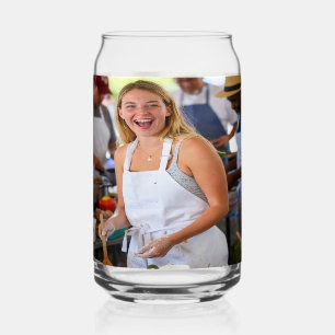 Vaso Con Forma De Lata Feria de Concurso de Cocina Foto Personalizar