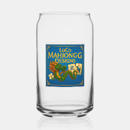 Vaso Con Forma De Lata Festive Mahjong Pint Glasses 