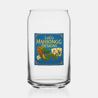 Vaso Con Forma De Lata Festive Mahjong Pint Glasses
