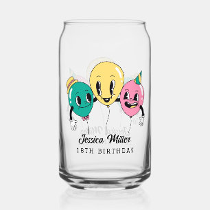 Vaso Con Forma De Lata Fiesta de Cumpleaños