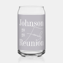 Vaso Con Forma De Lata Fiesta de Reunión Familiar Personalizada Moderna