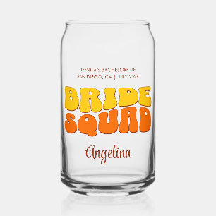 Vaso Con Forma De Lata Fiesta de Soltera en la Playa Novia Grupo de Damas