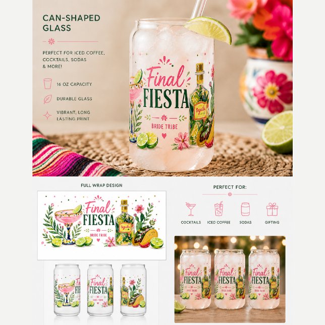 Vaso Con Forma De Lata Fiesta Final de Soltera Novia Tribu (Subido por el creador)
