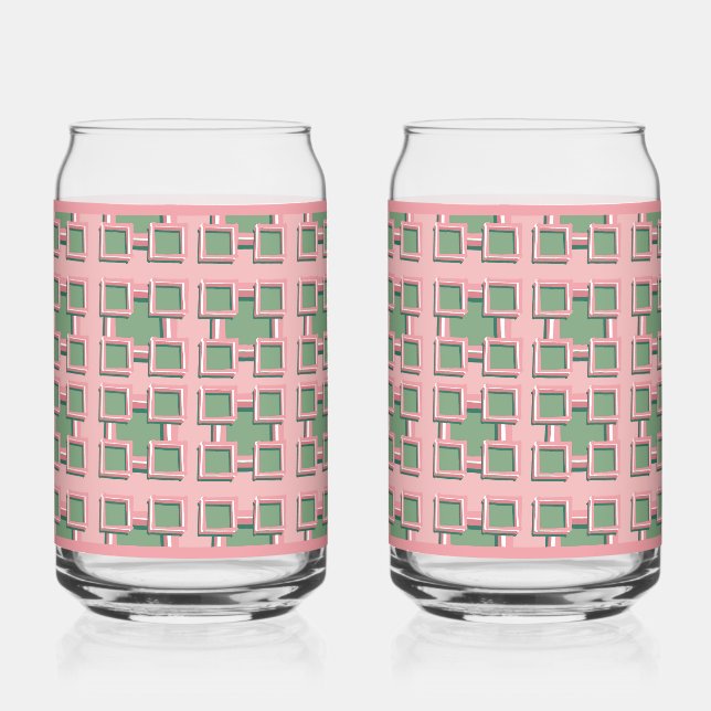 Vaso Con Forma De Lata  Five Square Soda Glass (Anverso)