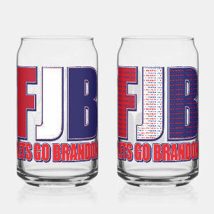 Vaso Con Forma De Lata FJB Lets GO Brandon