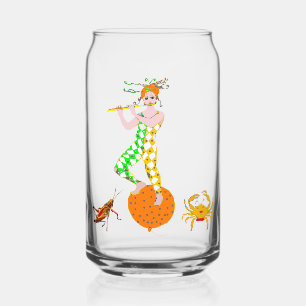 Vaso Con Forma De Lata Flautista 