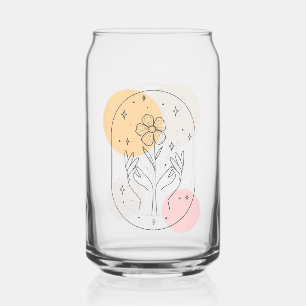 Vaso Con Forma De Lata Flor