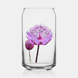 Vaso Con Forma De Lata Flor de Astrantia rosa