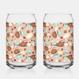 Vaso Con Forma De Lata Flor de calabaza de otoño