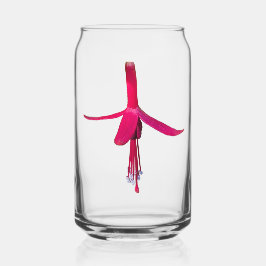 Vaso Con Forma De Lata Flor de Fuchsia Rosa Brillante Floral