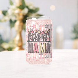 Vaso Con Forma De Lata Floral Boho Mama
