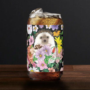 Vaso Con Forma De Lata Flores de edgehog