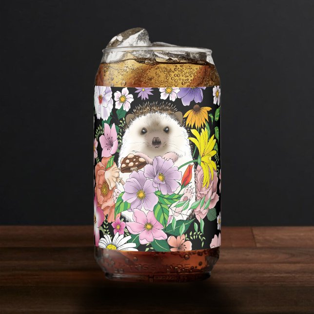 Vaso Con Forma De Lata Flores de edgehog (Subido por el creador)