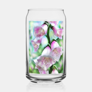 Vaso Con Forma De Lata Flores de Foxglove Flor verde de lavanda rosa flor