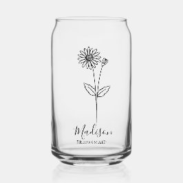 Vaso Con Forma De Lata Flores de Mes de Nacimiento Primrose Bridesmaid Fe