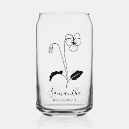 Vaso Con Forma De Lata Flores de natalidad modernas Regalos de novias de 