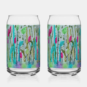 Vaso Con Forma De Lata Flores forestales