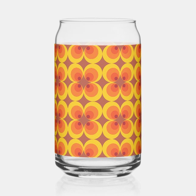 Vaso Con Forma De Lata Flores Trippy  (Anverso)