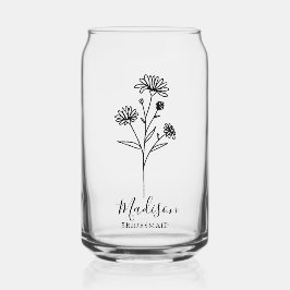 Vaso Con Forma De Lata Flowers September Aster Bridesmaid