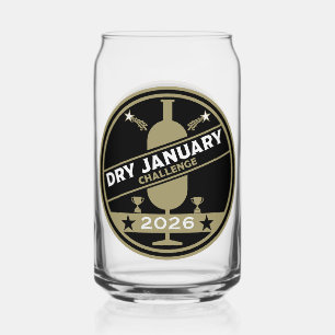 Vaso Con Forma De Lata Fomento del Reto de Enero Seco