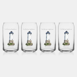 Vaso Con Forma De Lata Fond Du Lac Lighthouse puede vidrio