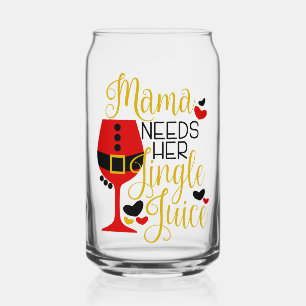 Vaso Con Forma De Lata fondo de texto de navidades
