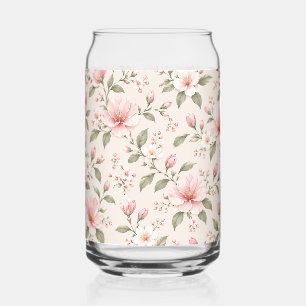 Vaso Con Forma De Lata Fondo floral sin costuras de flor de cerezo rosa s