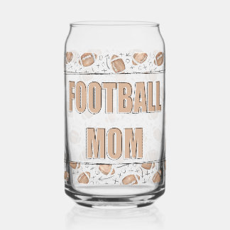 Vaso Con Forma De Lata Football mom