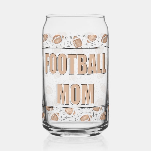 Vaso Con Forma De Lata Football mom (Izquierda)
