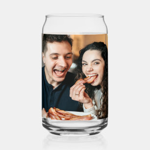 Vaso Con Forma De Lata Foto de comer tocino personalizar
