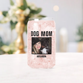 Vaso Con Forma De Lata Foto personalizada de madre de perro