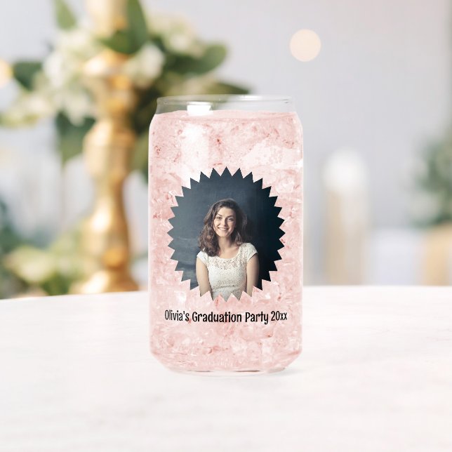 Vaso Con Forma De Lata Foto y texto personalizado (Insitu (Boda))