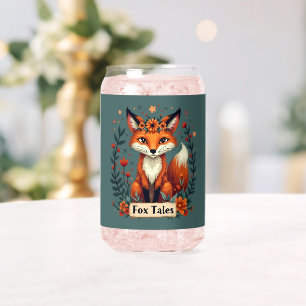 Vaso Con Forma De Lata Fox Tales Boho Woodland Animal