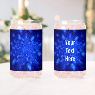 Vaso Con Forma De Lata Fractal Snowburst