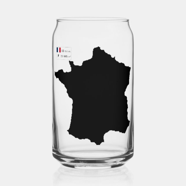 Vaso Con Forma De Lata Francia (Anverso)