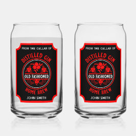 Vaso Con Forma De Lata Frasco de personalizado Gin