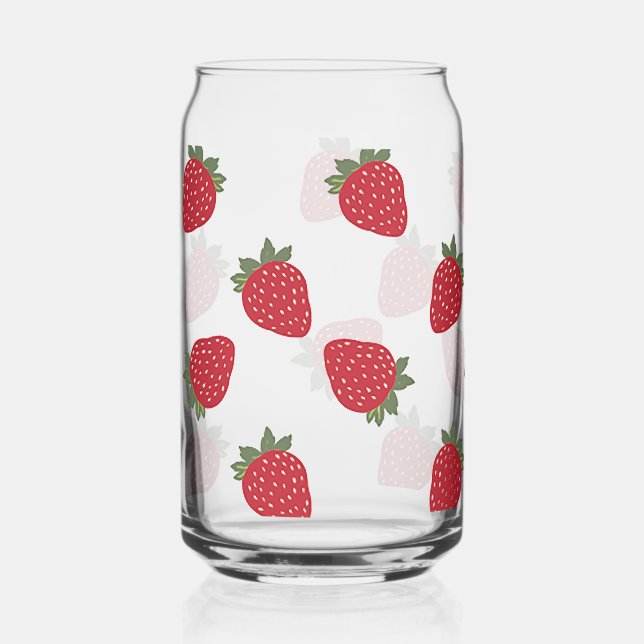 Vaso Con Forma De Lata Fresas (Anverso)