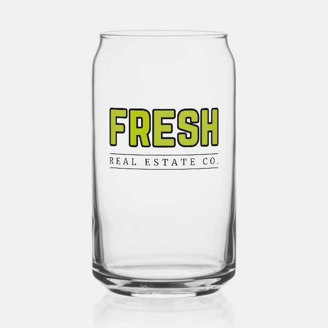 Vaso Con Forma De Lata FRESH Can Glass (Anverso)