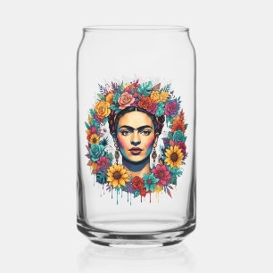 Vaso Con Forma De Lata Frida Kahlo