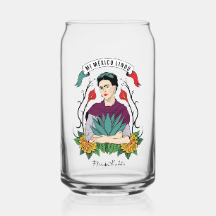 Vaso Con Forma De Lata Frida Kahlo   Mi Mexico Lindo