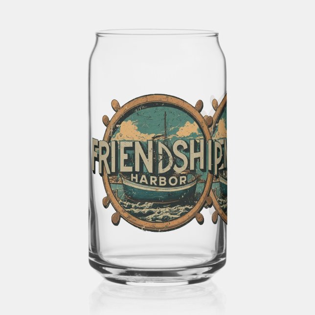Vaso Con Forma De Lata Friendship Harbor (Anverso)
